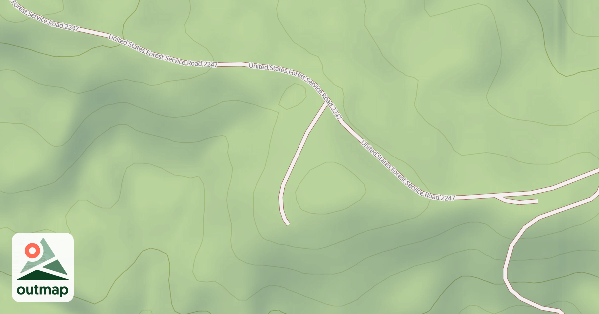 Map of USFS National Forest System Roads {8879BCD5-8BB2-4A08-9968-CFA53213B74D}