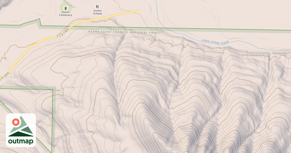 Map of USFS National Forest System Roads {79F753A1-F1B4-4688-868C-CE9F87297A69}