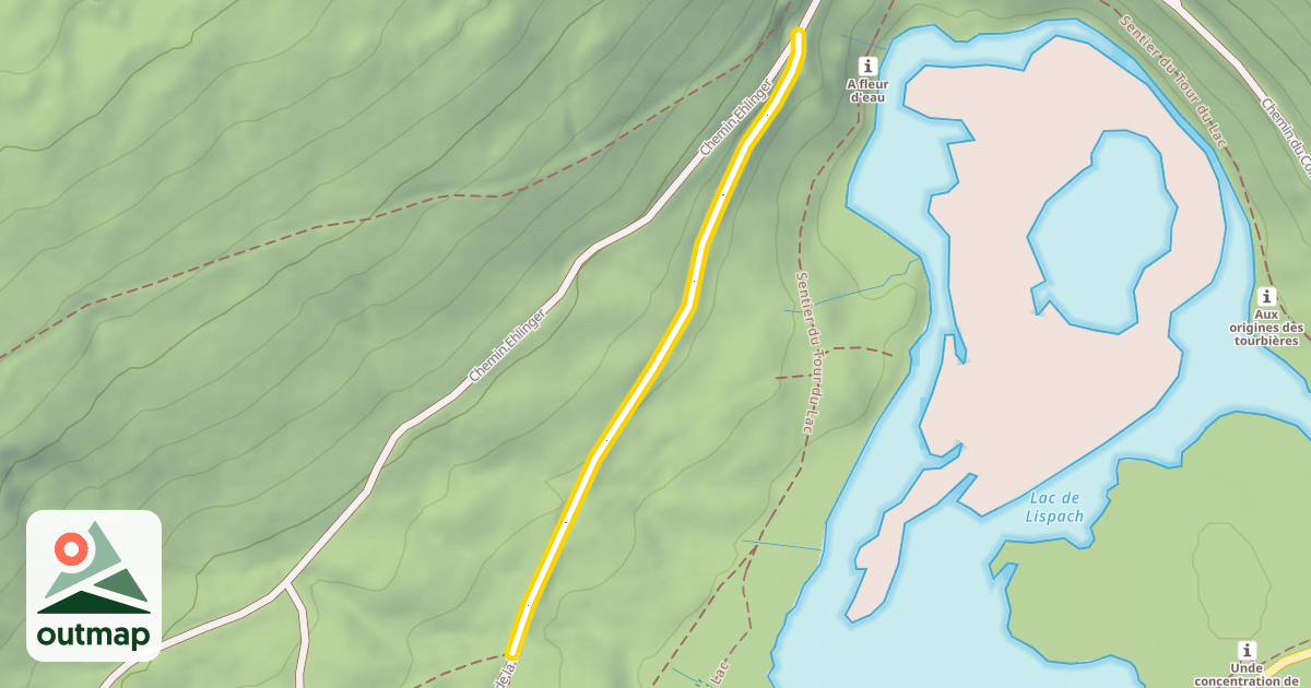 Map of Chemin du Collet de la Mine