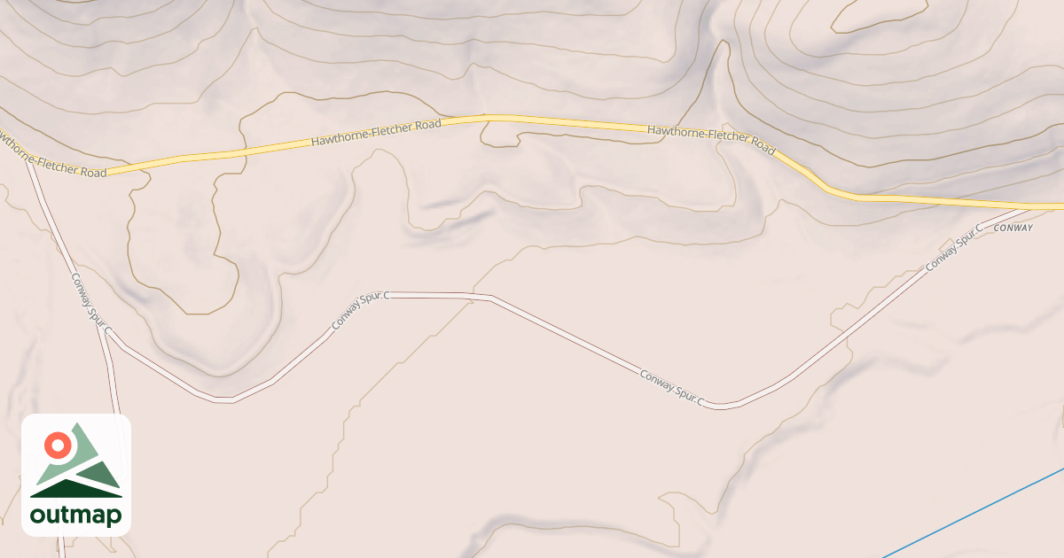 Map of CONWAY SPUR C