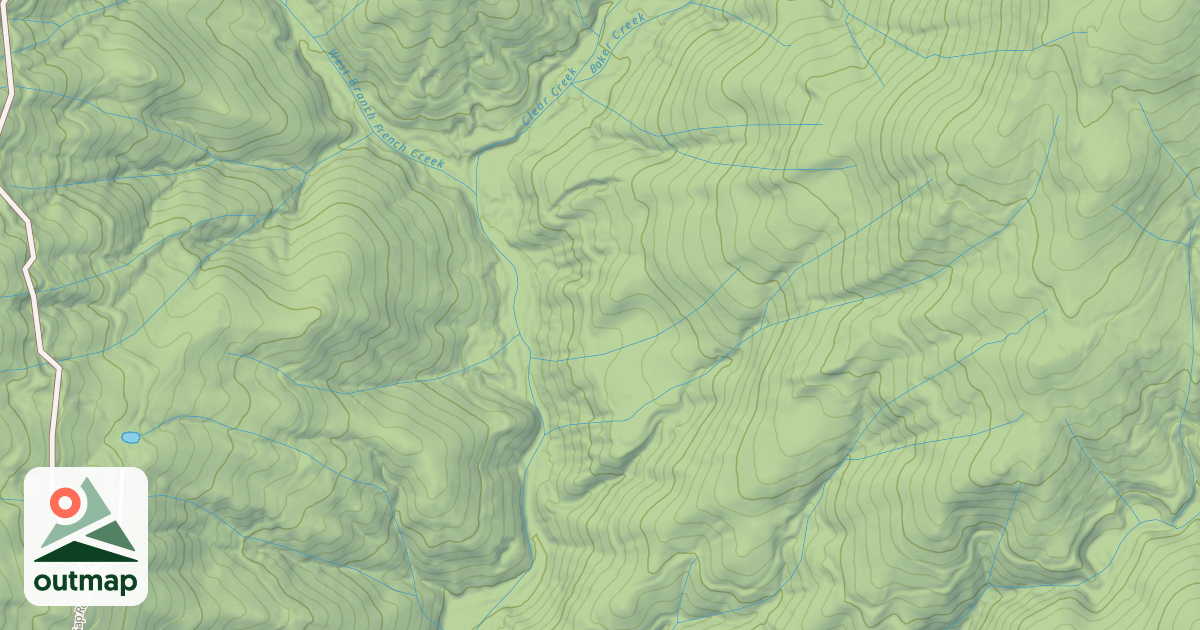 Map of BAKER CREEK