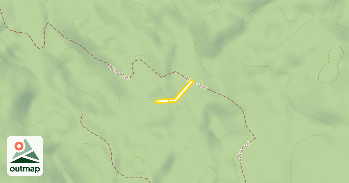 Map of North End Ski Trial