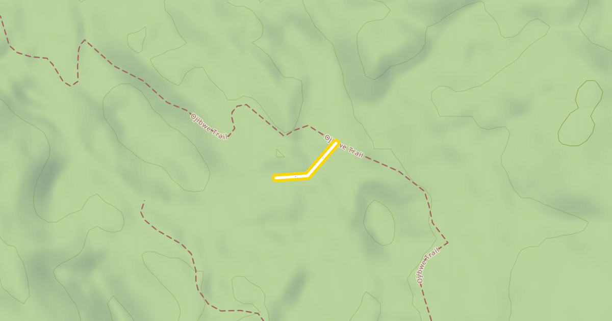 Map preview of North End Ski Trial