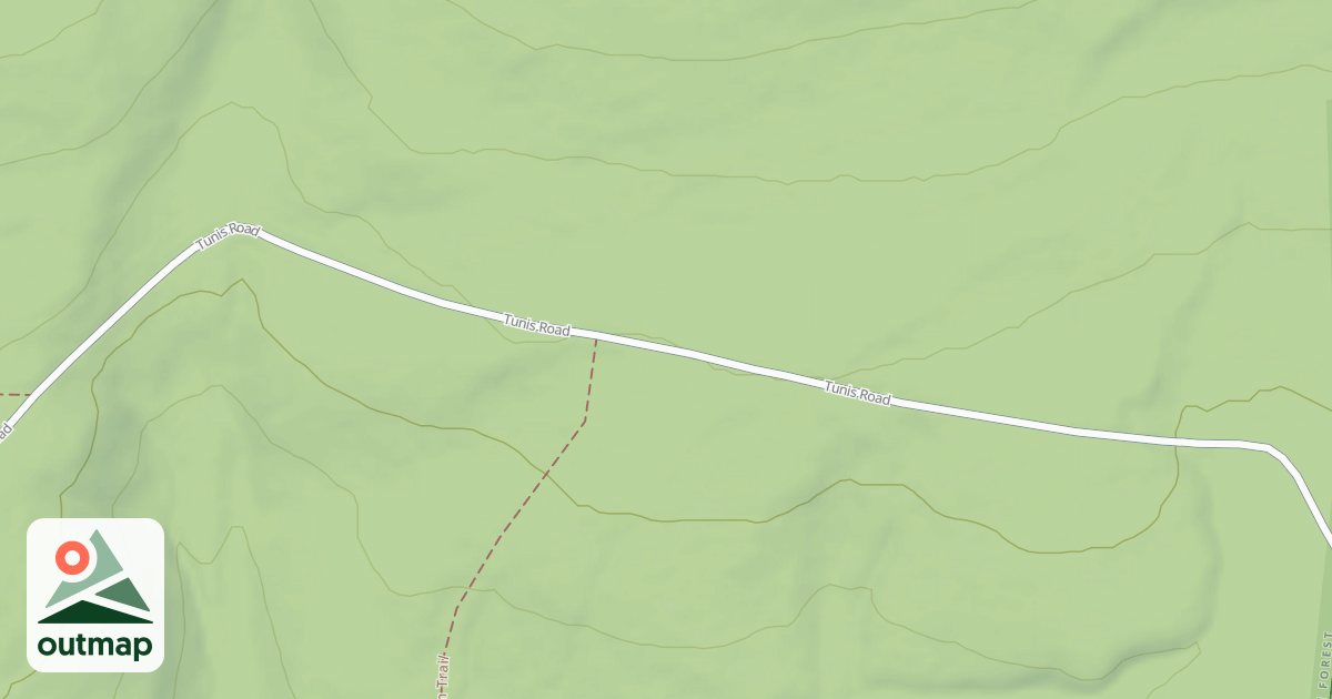 Map of Bald Eagle State Forest Snowmobile Trails