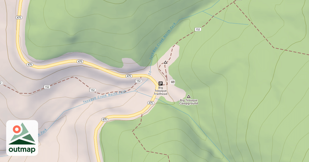 Map of BIG TESUQUE