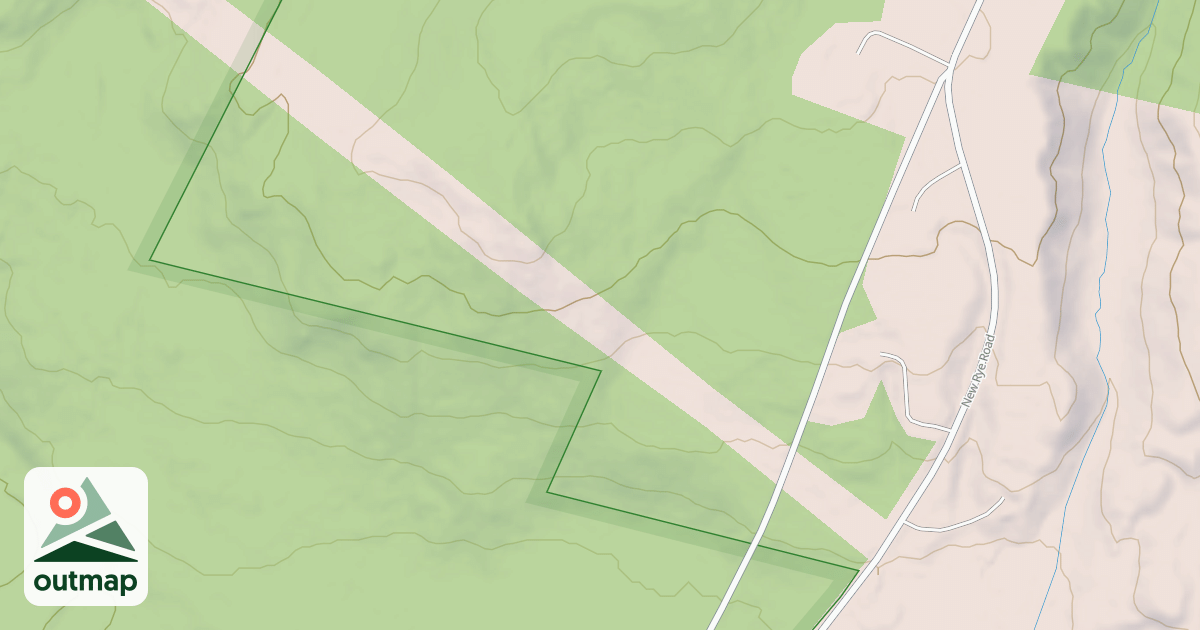 Map of snowmachine trail