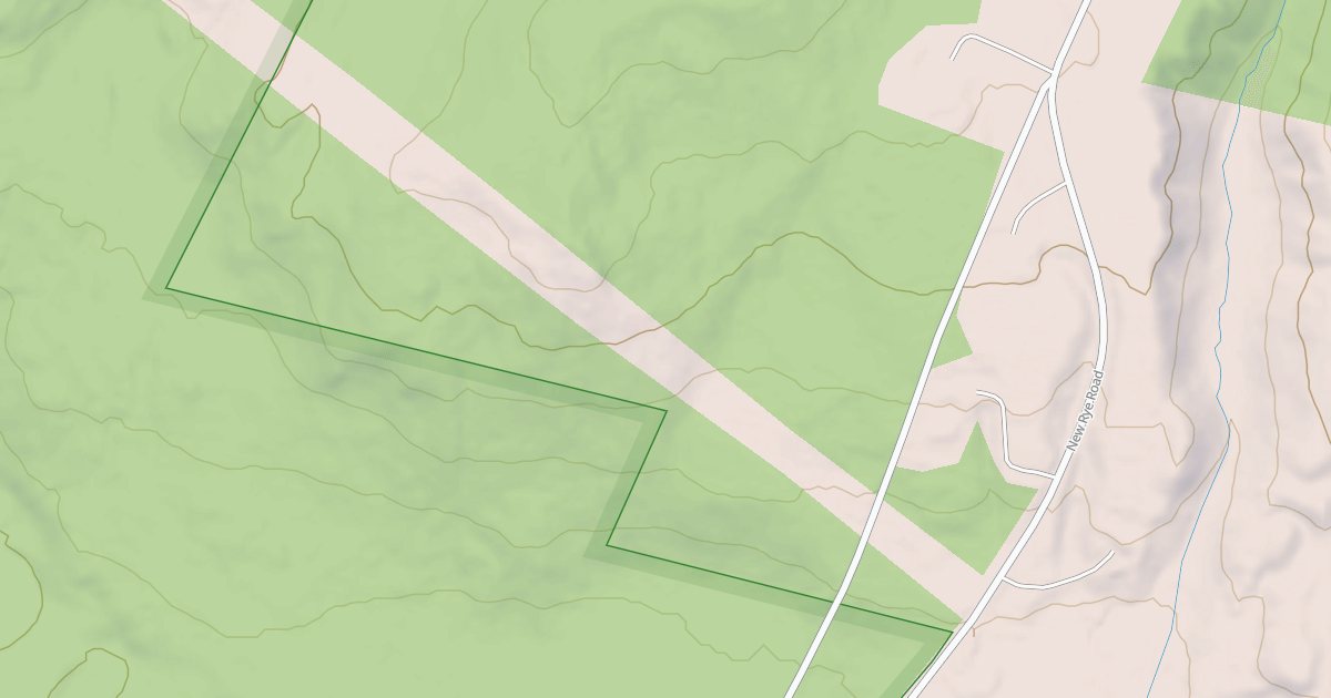 Map preview of snowmachine trail