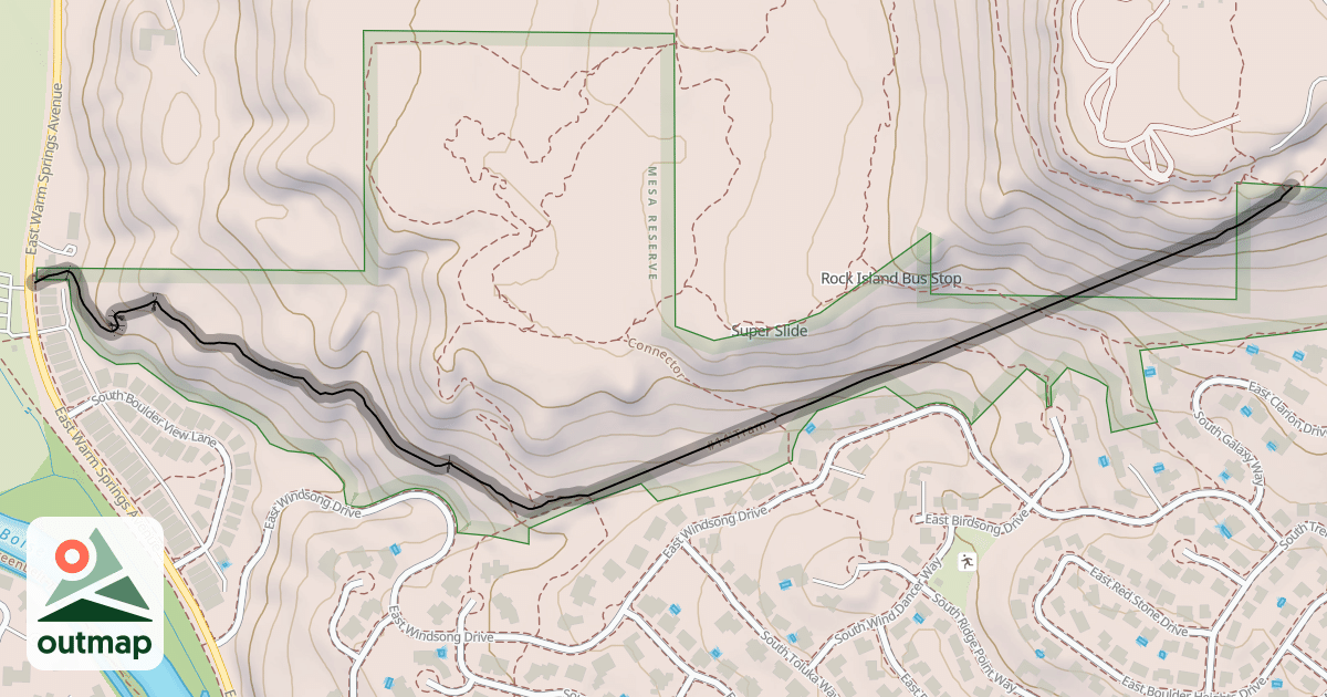Map of #14 Tram