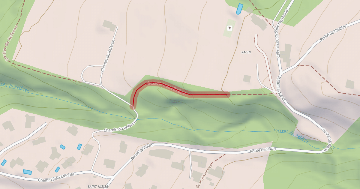 Map preview of Liaison vers Chalais