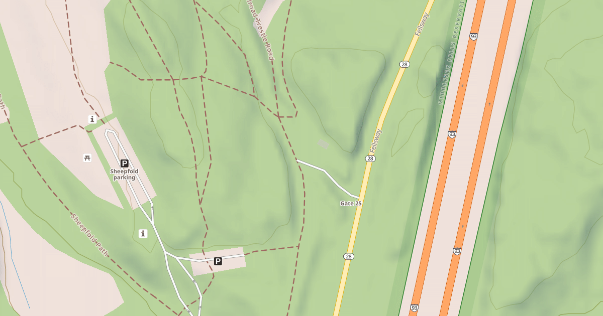 Map preview of Mountain Bike
