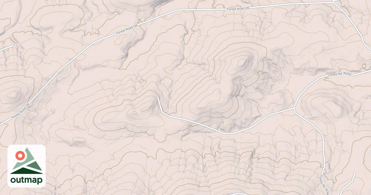 Map of USFS National Forest System Roads {DE6B808C-EAD0-47D7-AFB8-4A3F3718DC8A}