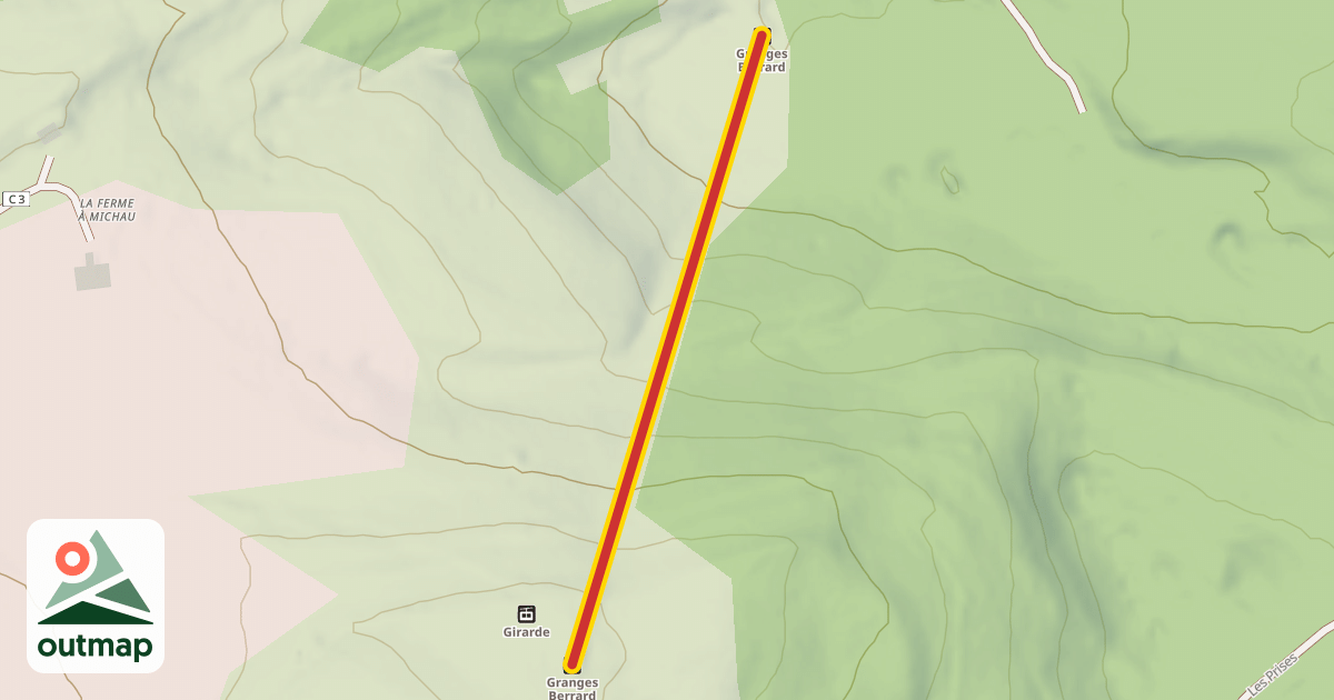 Map of Granges Berrard