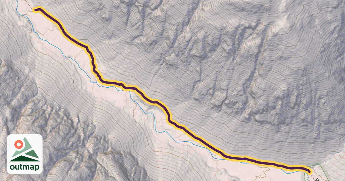 Map of Cascade Pass Trail