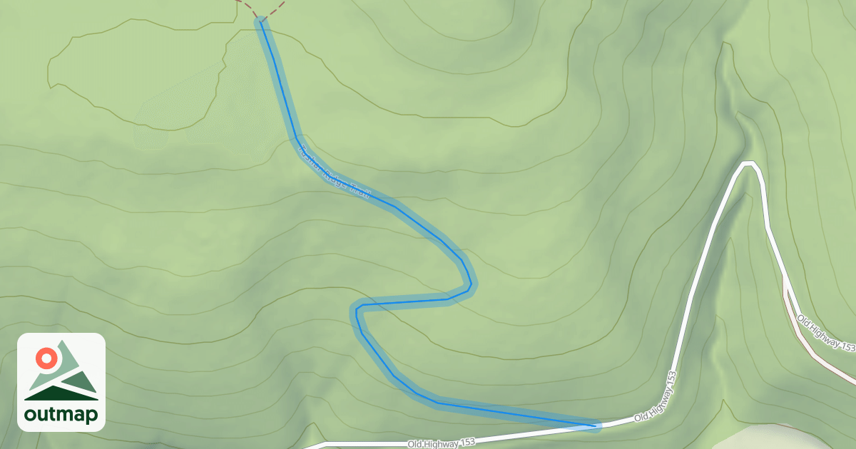 Map of Tushar Ridge Trail