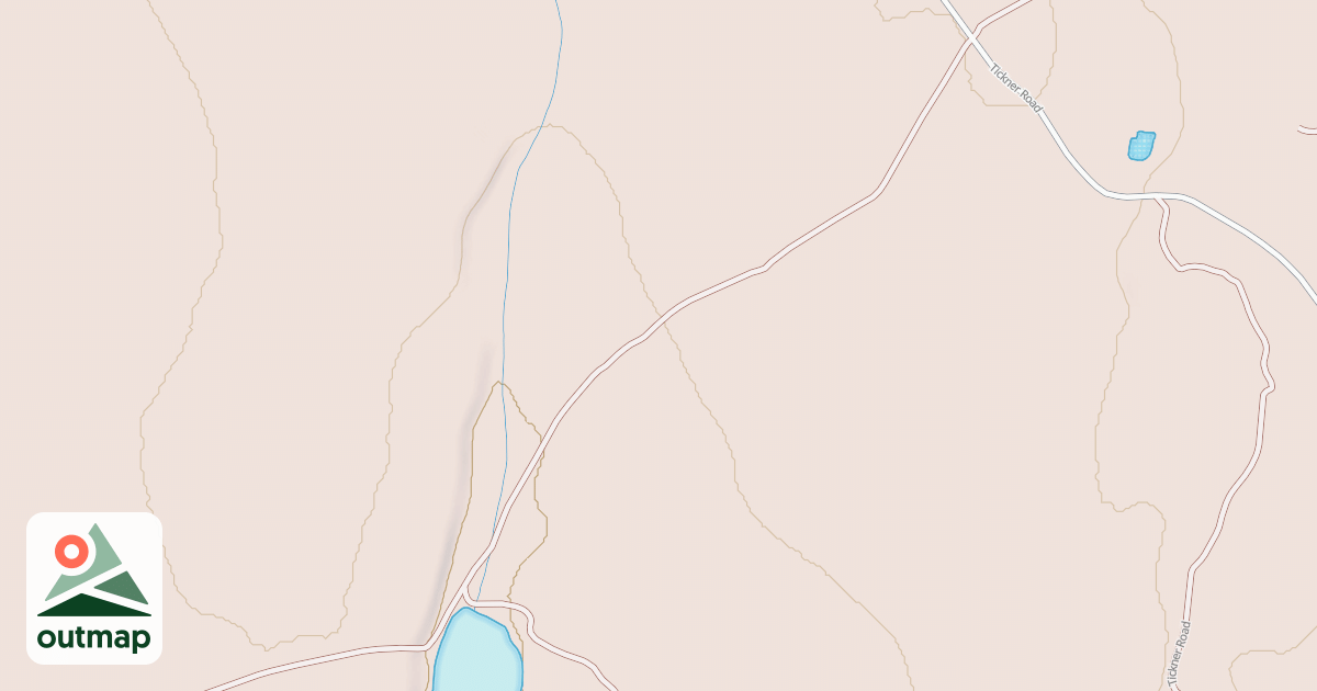 Map of HOG LAKE N