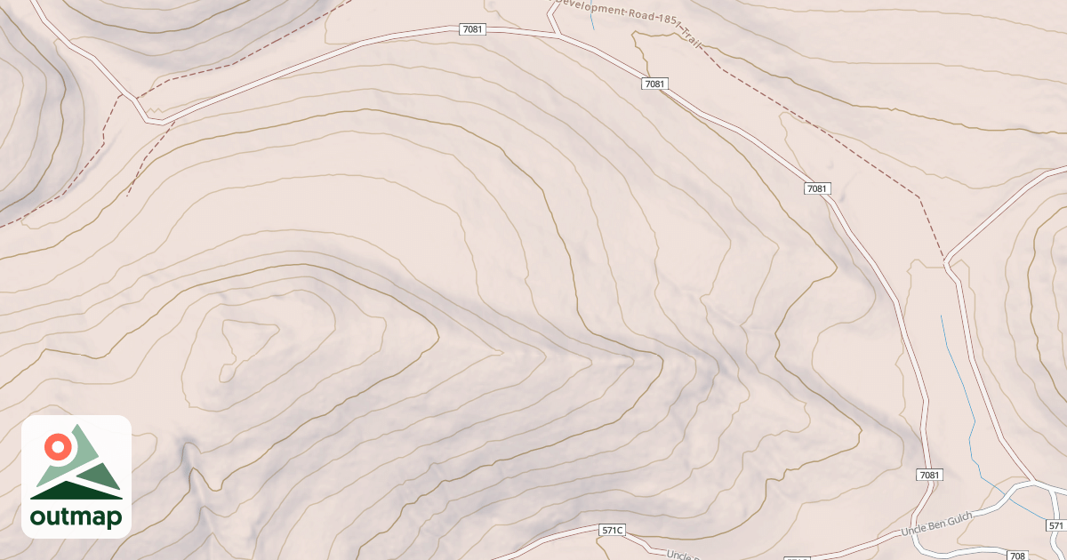Map of ESMERALDA HILL