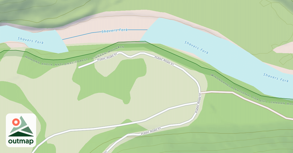 Map of STUART REC AREA-BEACH-B
