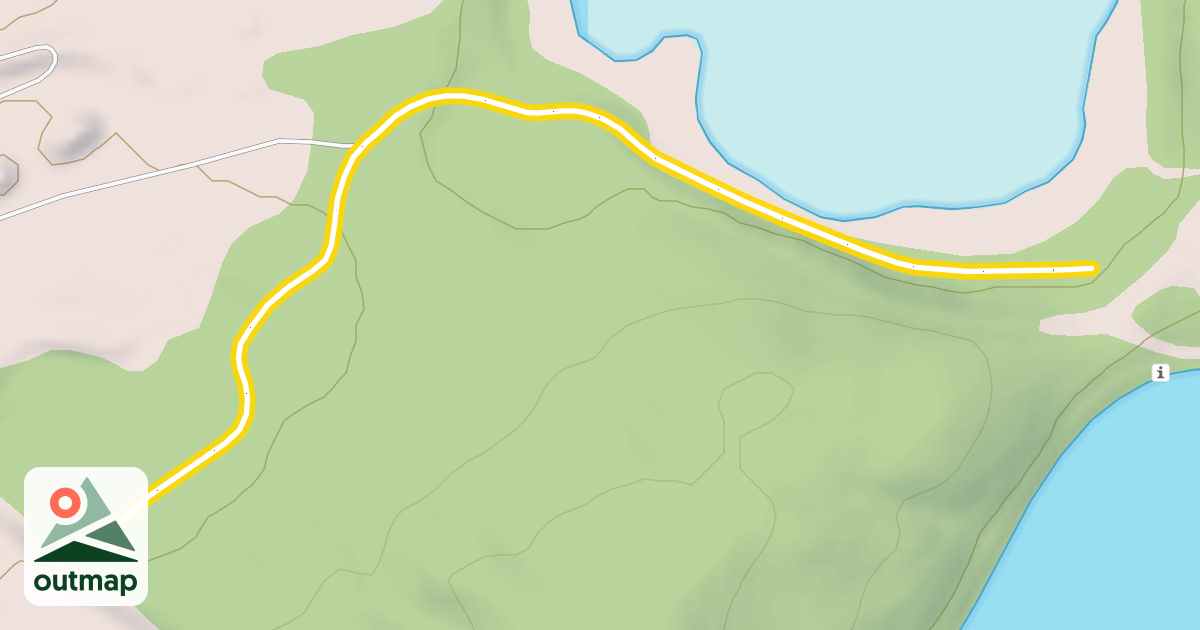 Map of Whispering Pines Trail