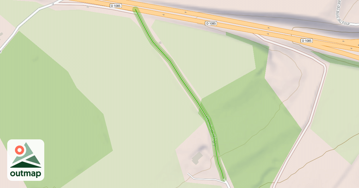 Map of Chemin de l'Érigny