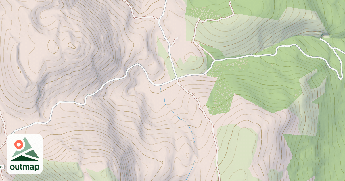 Map of POLE CANYON