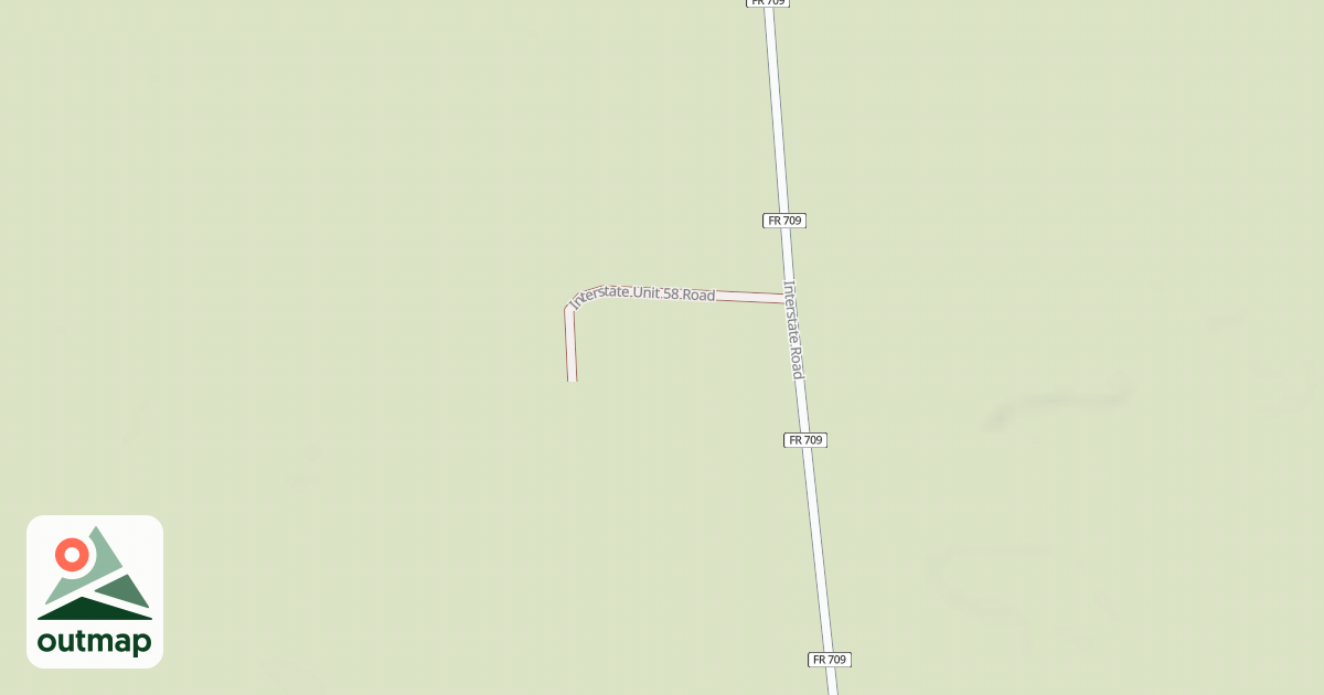 Map of INTERSTATE UNIT 58