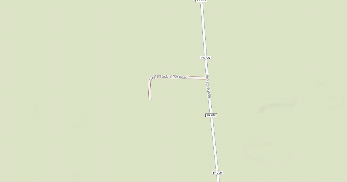 Map preview of INTERSTATE UNIT 58