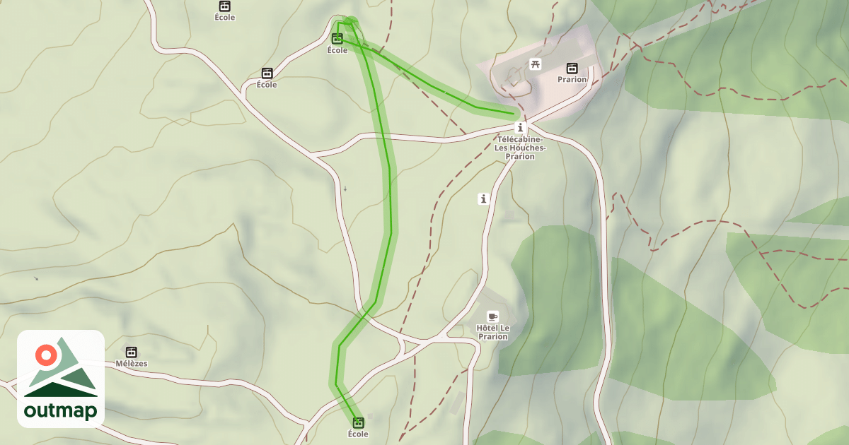 Map of École