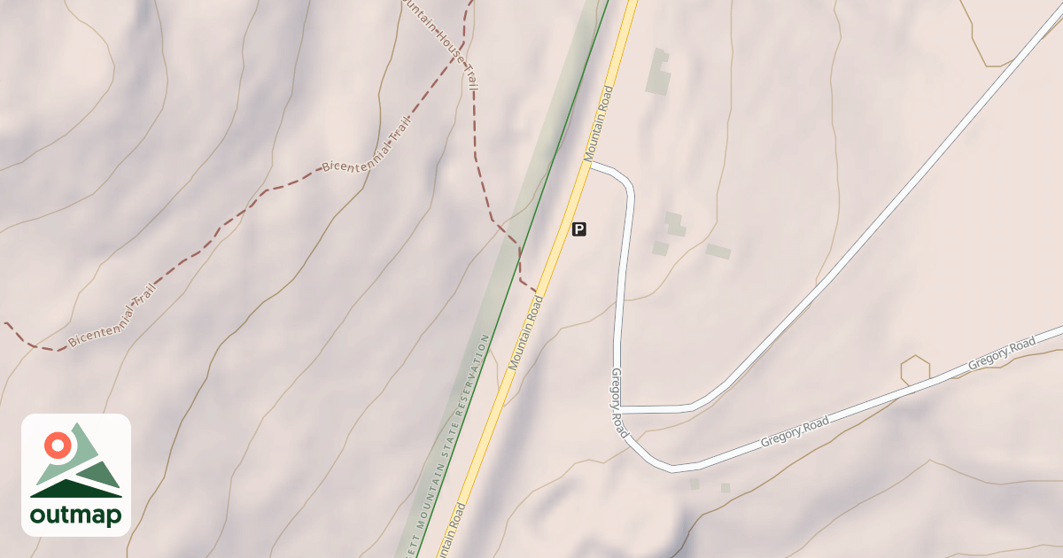 Map of Mountain House Trail