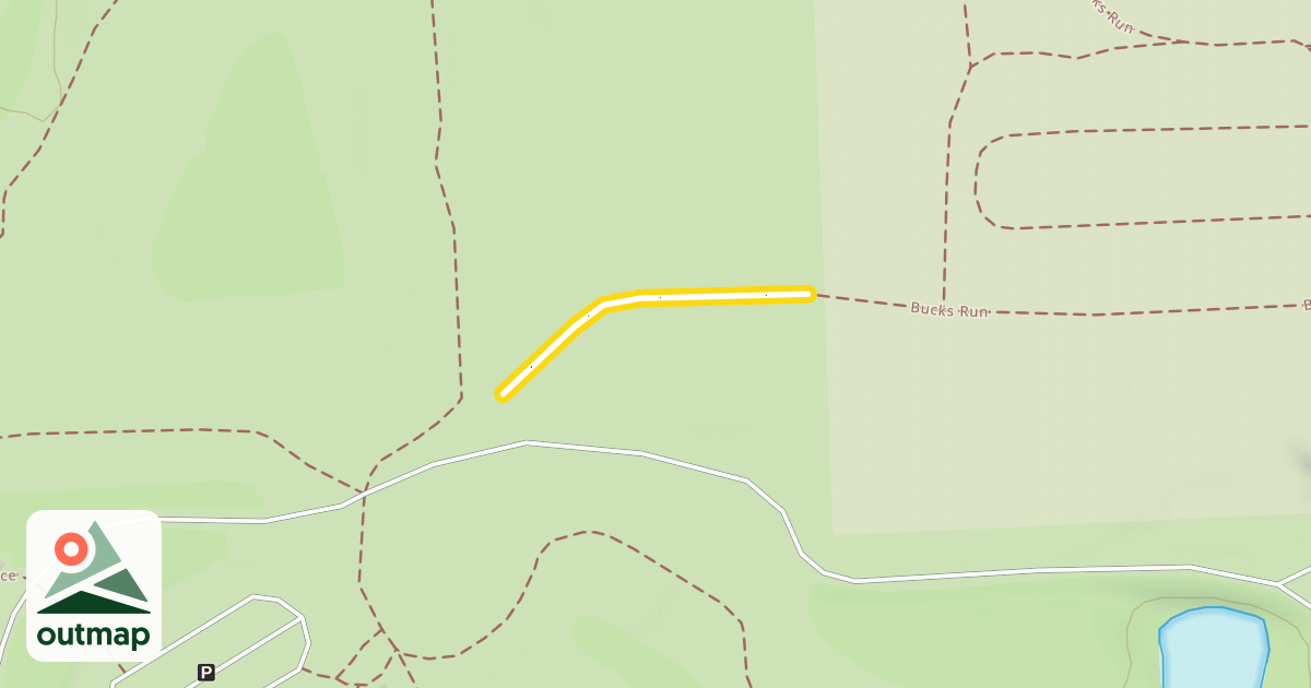 Map of Bucks Run