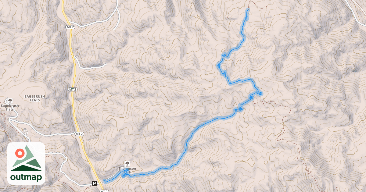 Map of Skeeboggen Trail