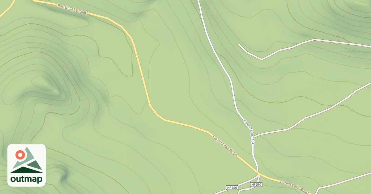 Map of PARRISH LAKE ROAD