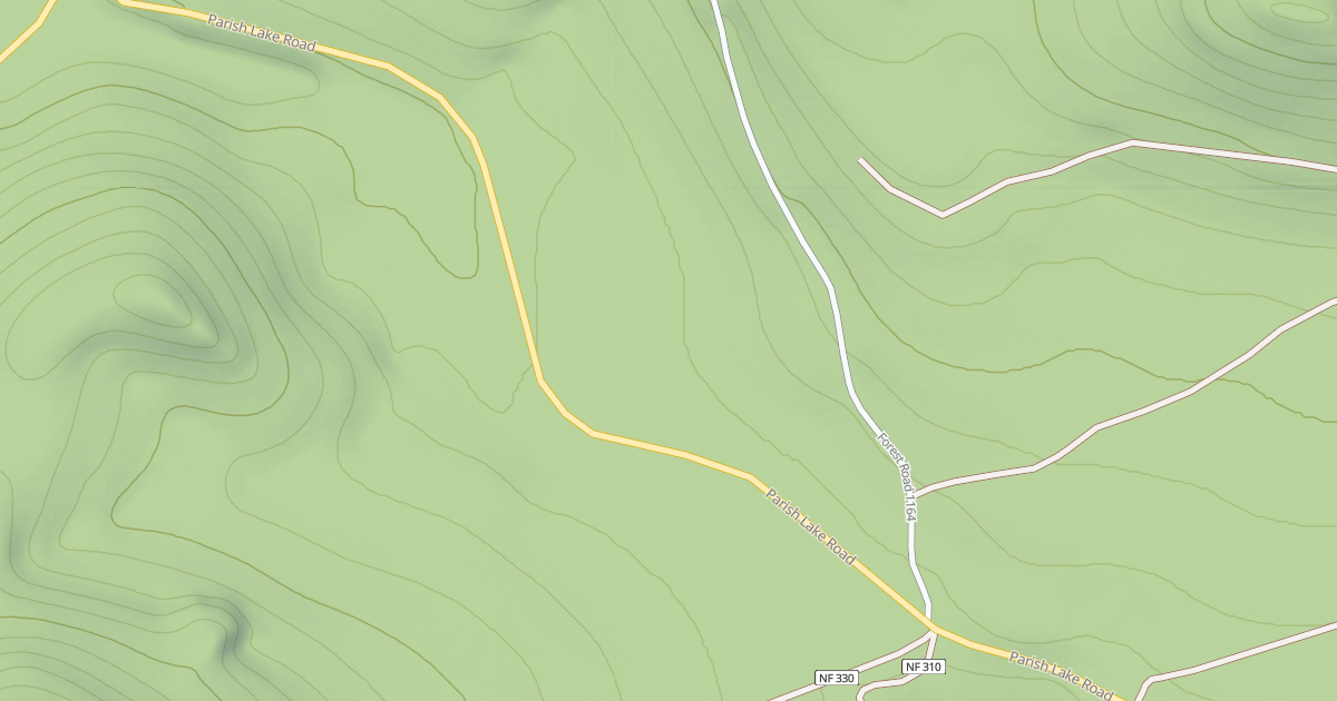 Map preview of PARRISH LAKE ROAD