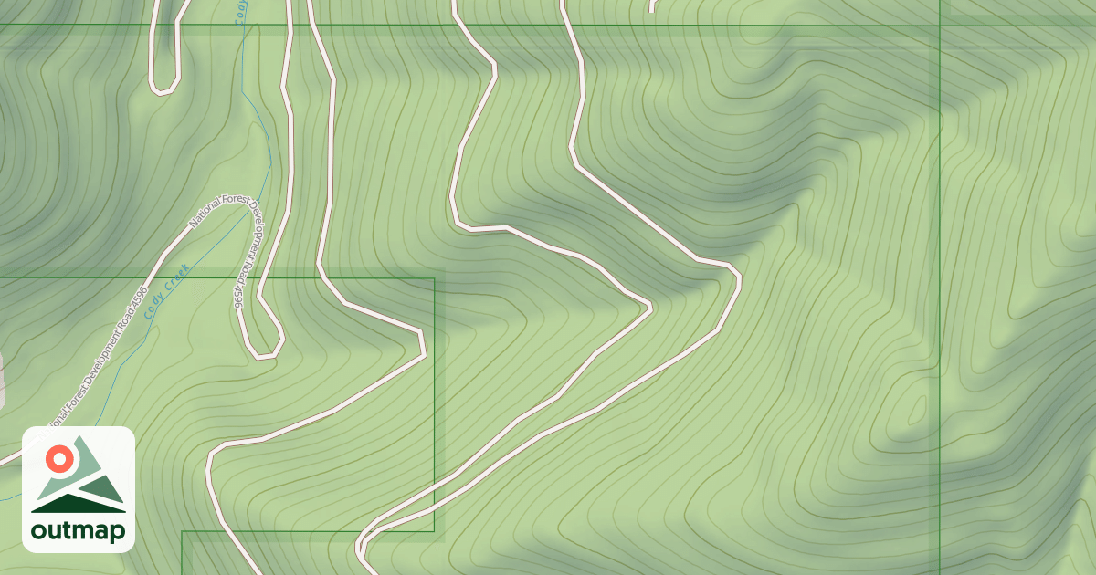 Map of CODY-MT STERLING C