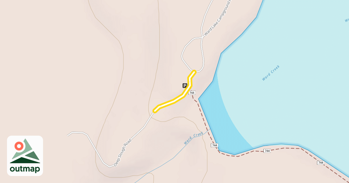 Map of Deep Slough Road