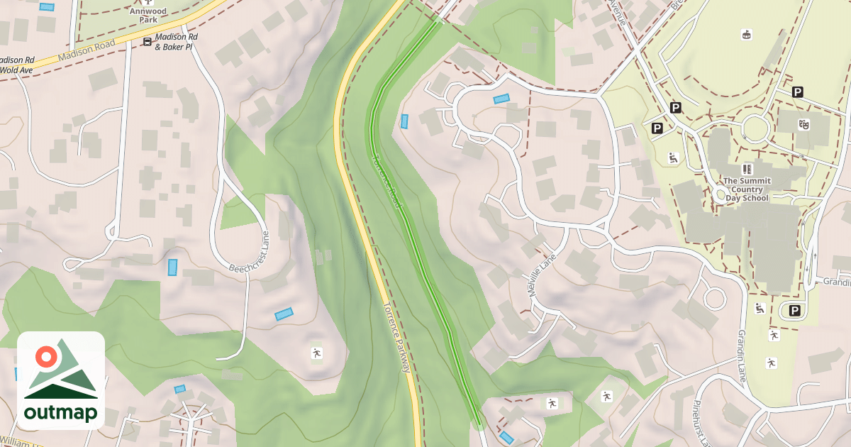 Map of Torrence Road