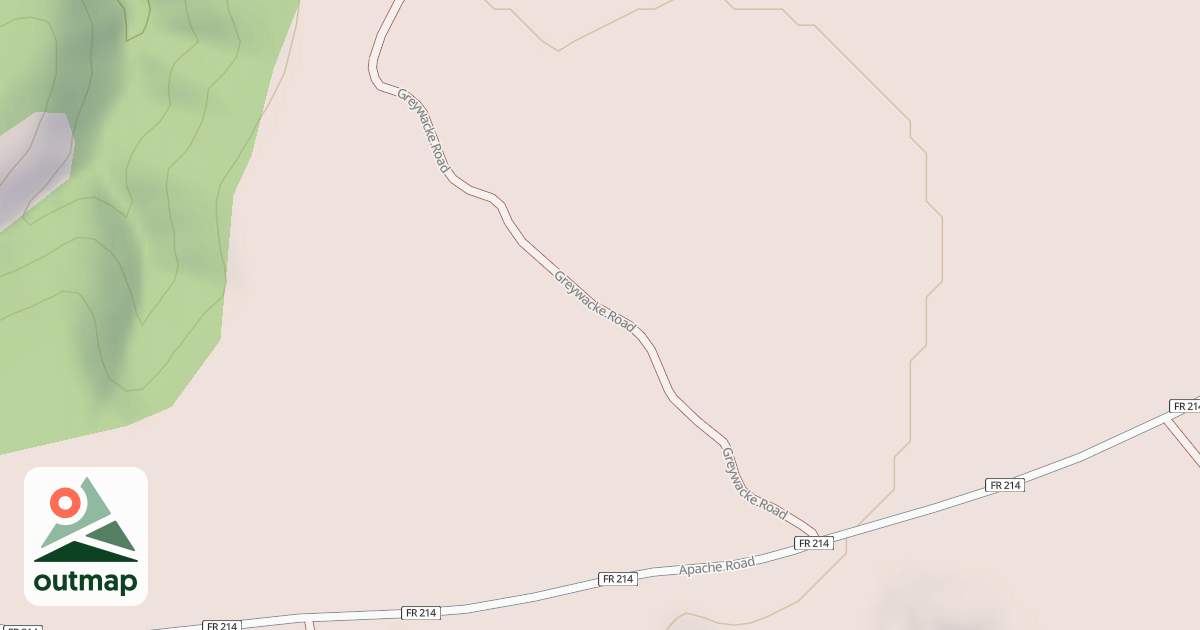 Map of GREYWACKE