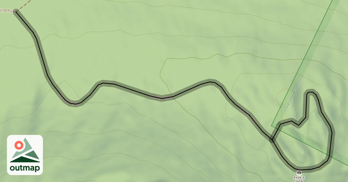 Map of Peak A View