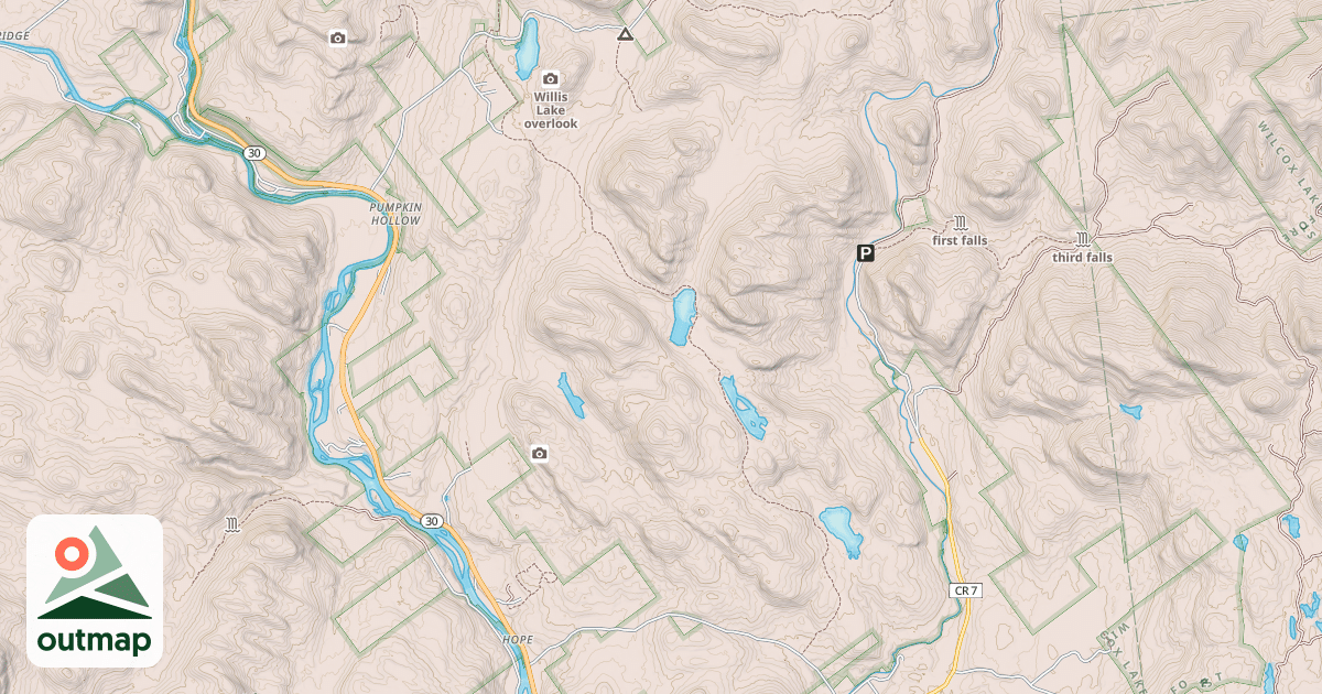 Map of Murphy - Middle - Bennet Trail