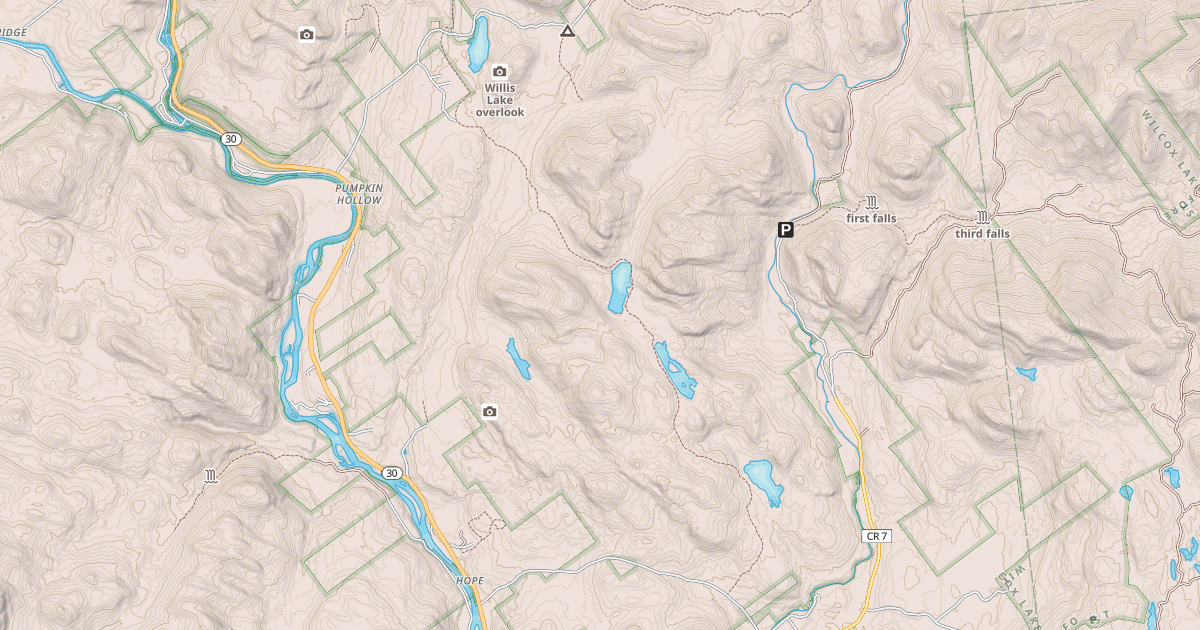 Map preview of Murphy - Middle - Bennet Trail