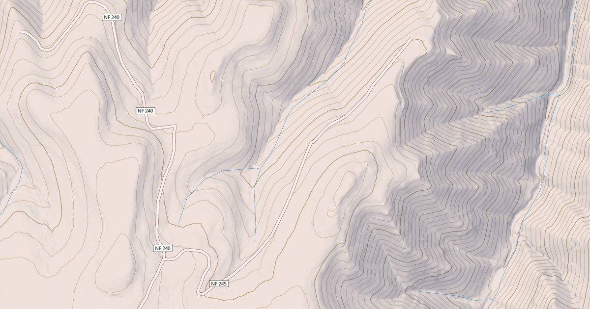 Map preview of WEST COUGAR RIDGE