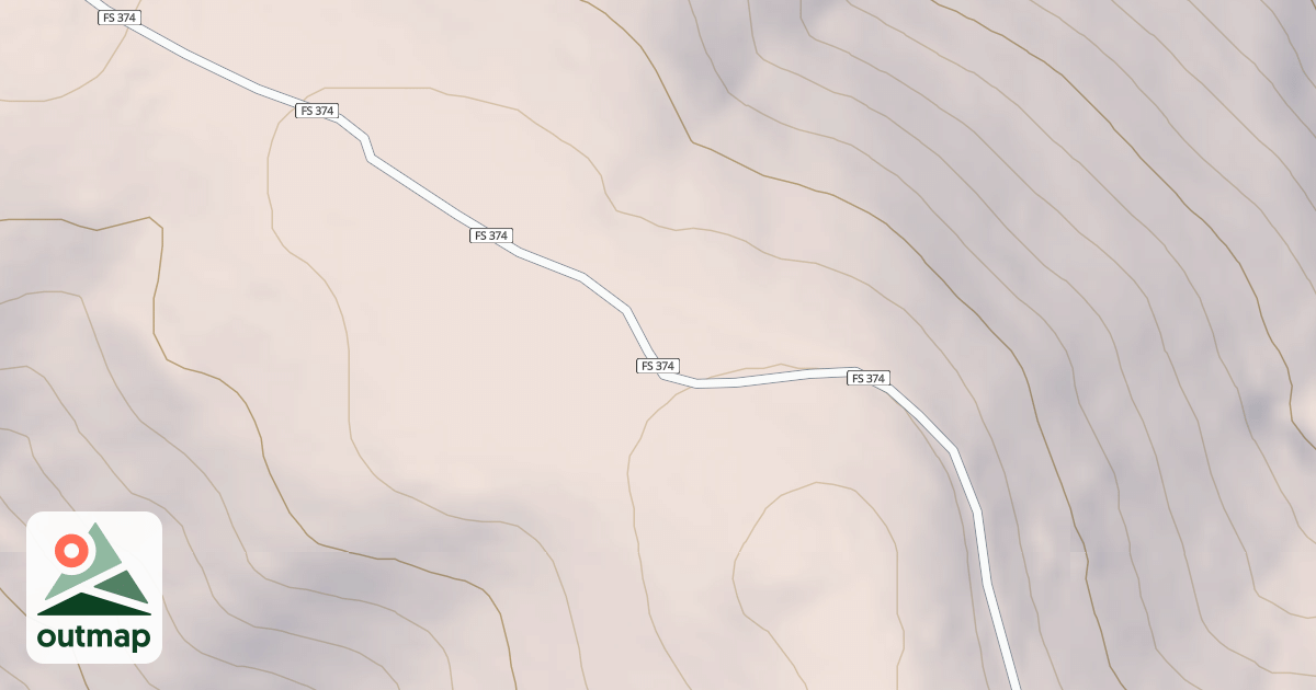 Map of HARRIS CREEK SUMMIT