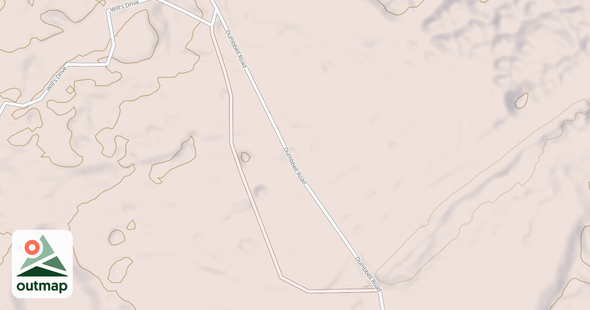 Map of DUMBBELL RIVER SPUR B
