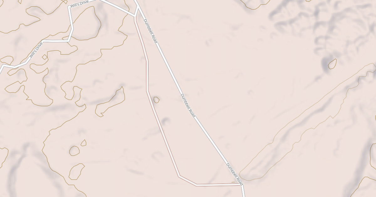 Map preview of DUMBBELL RIVER SPUR B