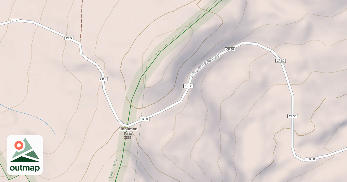 Map of County Road 30