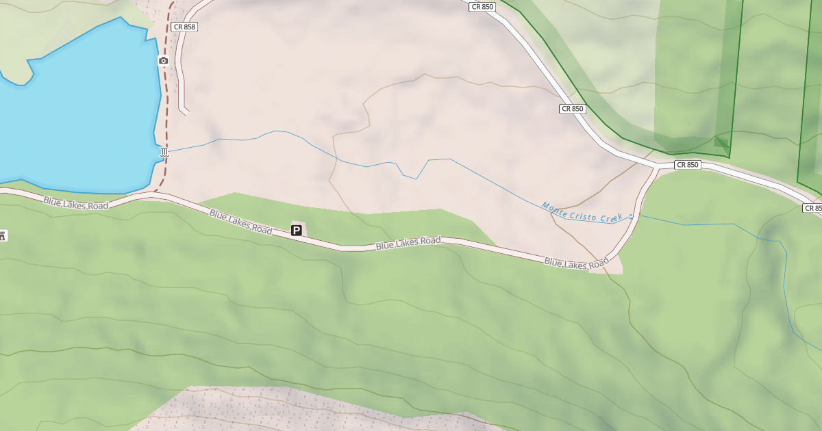 Map preview of BLUE LAKES