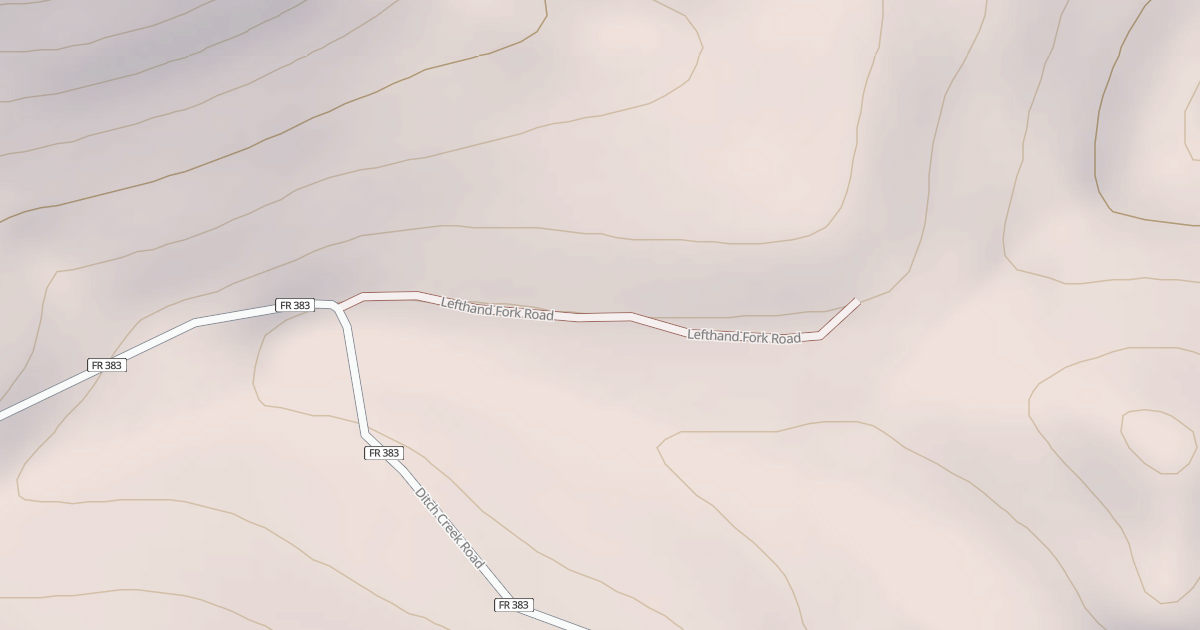 Map preview of LEFTHAND FORK
