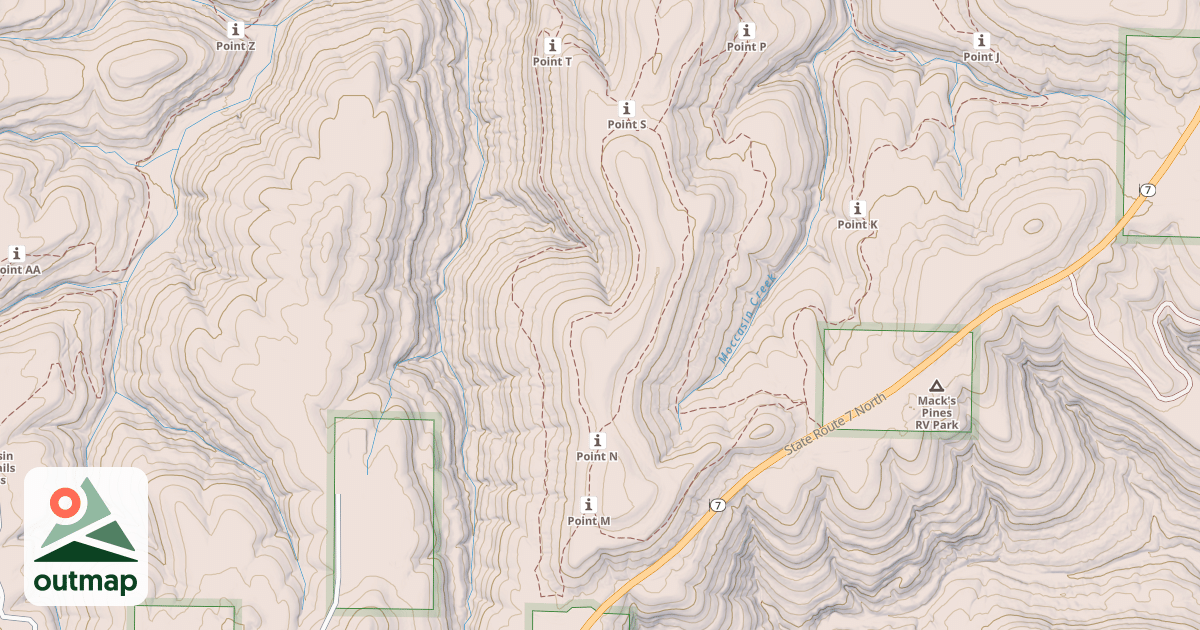 Map of MG BLACK OAK RIDGE