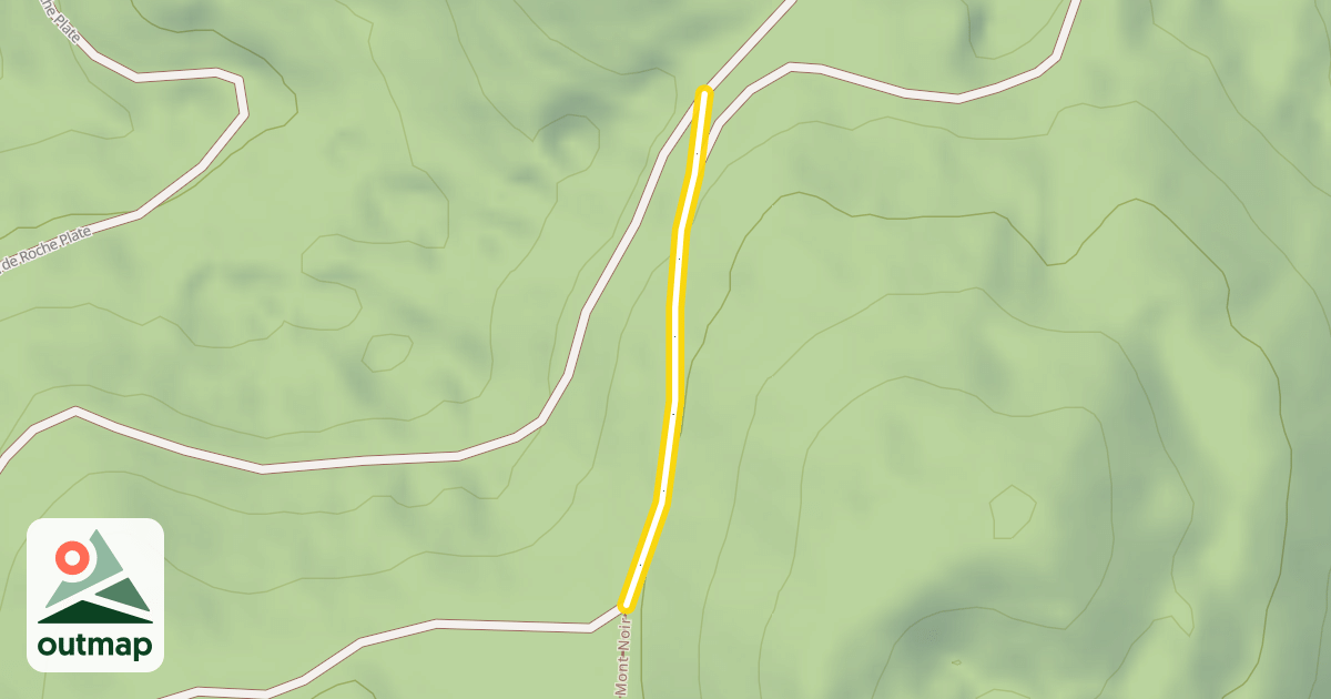 Map of Chemin du Mont Noir