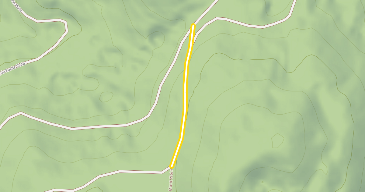 Map preview of Chemin du Mont Noir