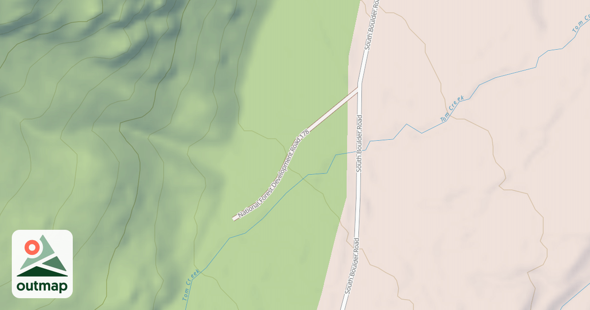 Map of USFS Motor Vehicle Use Map Roads {5639F688-6E36-46CF-AAF9-ED27CF6FE41E}